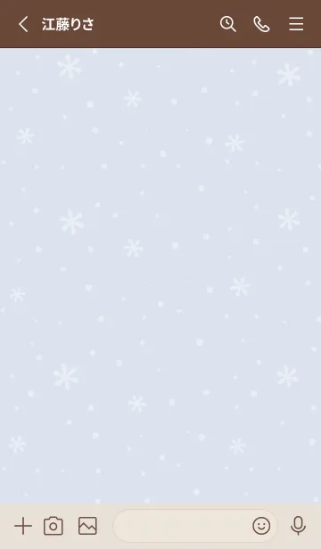 [LINE着せ替え] クリスマス2<ブルー>の画像2