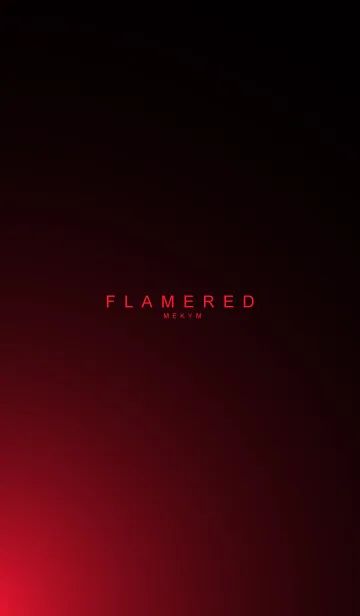 [LINE着せ替え] FLAMEREDLIGHT -MEKYM-の画像1