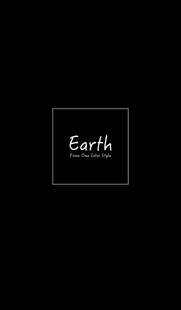 [LINE着せ替え] Earth ／ シンプルブラックの画像1