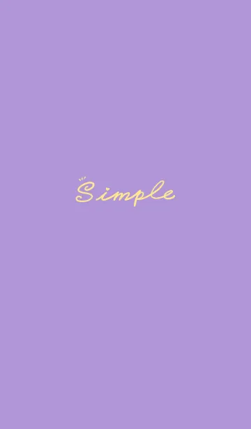 [LINE着せ替え] Simple Color J-Purple (Ye5)の画像1