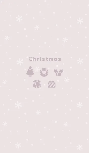 [LINE着せ替え] クリスマス2<パープルピンク>の画像1