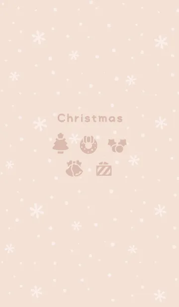 [LINE着せ替え] クリスマス2<ピンクオレンジ>の画像1