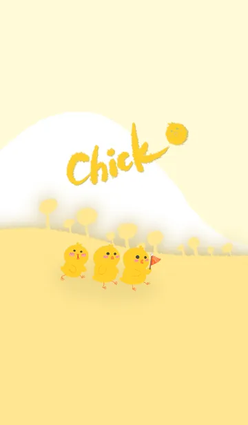 [LINE着せ替え] Little yellow chicken J-yellow (ye5)の画像1