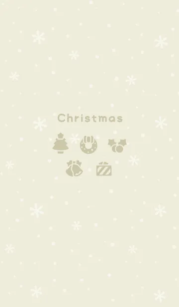 [LINE着せ替え] クリスマス2<イエローグリーン>の画像1