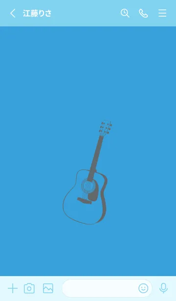 [LINE着せ替え] GUITAR COLOR 露草の画像2