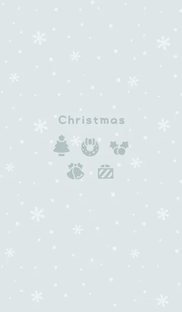[LINE着せ替え] クリスマス2<グリーンブルー>の画像1