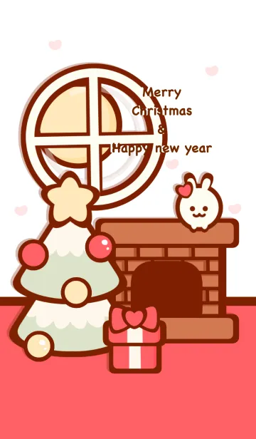 [LINE着せ替え] Happy home Happy winterの画像1