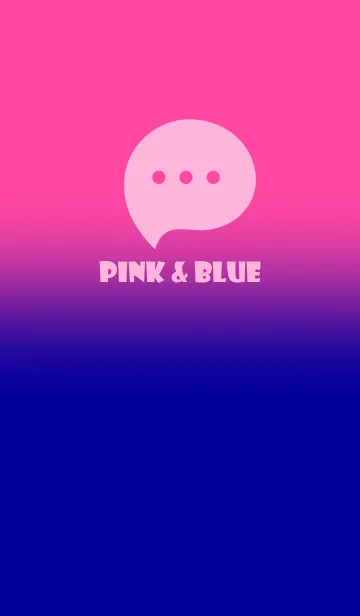 [LINE着せ替え] Blue& Pink V4 (JP)の画像1