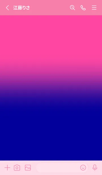 [LINE着せ替え] Blue& Pink V4 (JP)の画像2