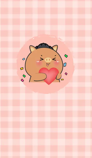 Simple Cute Cute Boar (JP)の着せ替えメイン画像