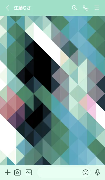 [LINE着せ替え] ジオメトリック 316の画像2