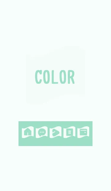 [LINE着せ替え] green color P25の画像1