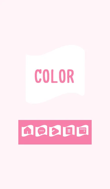 [LINE着せ替え] pink color P11の画像1