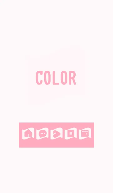 [LINE着せ替え] pink color P14の画像1