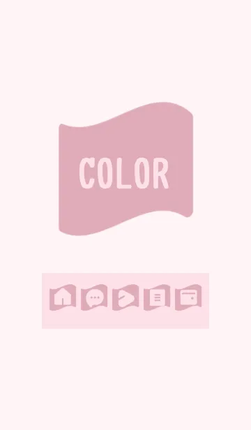 [LINE着せ替え] pink color P15の画像1