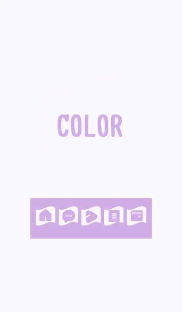 [LINE着せ替え] purple color P12の画像1