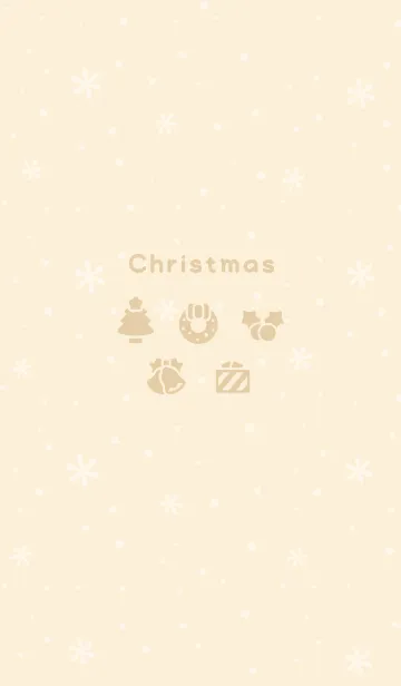 [LINE着せ替え] クリスマス3<イエロー>の画像1