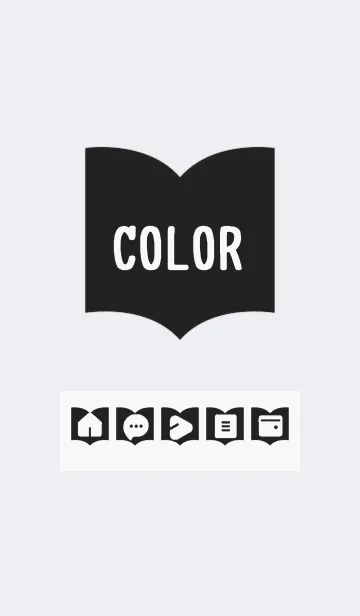 [LINE着せ替え] bw color Q11の画像1