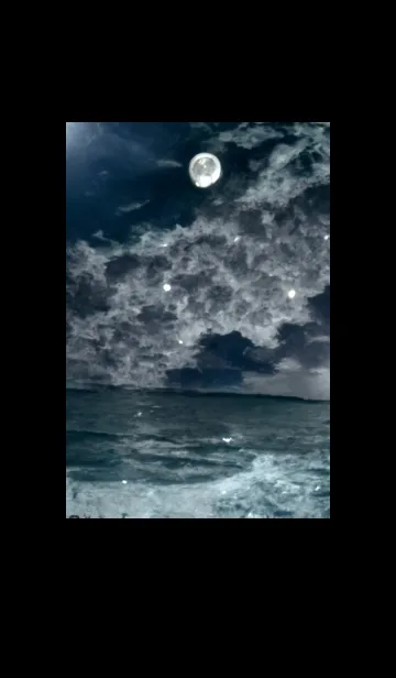 [LINE着せ替え] 夜の月 月の海 #DlM_22。の画像1