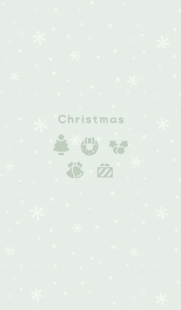 [LINE着せ替え] クリスマス3<グリーン>の画像1