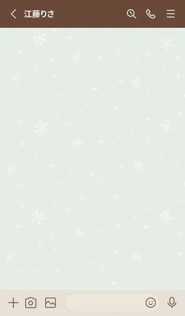 [LINE着せ替え] クリスマス3<グリーン>の画像2