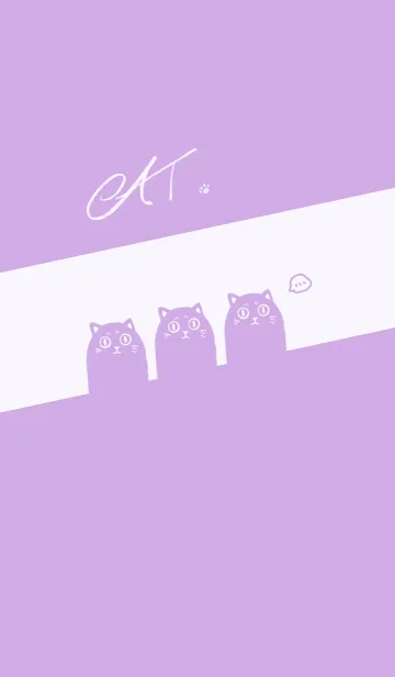 [LINE着せ替え] CAT. J-Purple (Pu2)の画像1