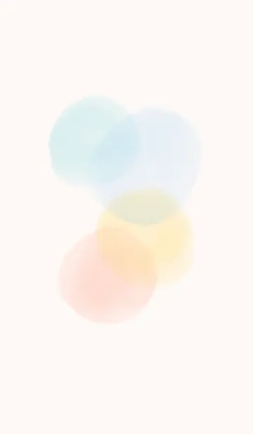 [LINE着せ替え] ふんわりハッピーカラーの画像1