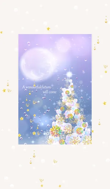 [LINE着せ替え] 金運恋愛運急上昇☆煌めきのクリスマス♪5の画像1