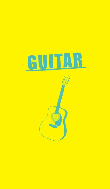 [LINE着せ替え] GUITAR COLOR ペールレモンの画像1