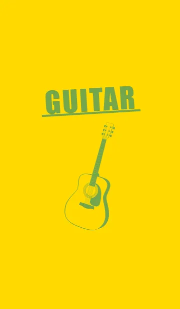 [LINE着せ替え] GUITAR COLOR タンポポ色の画像1