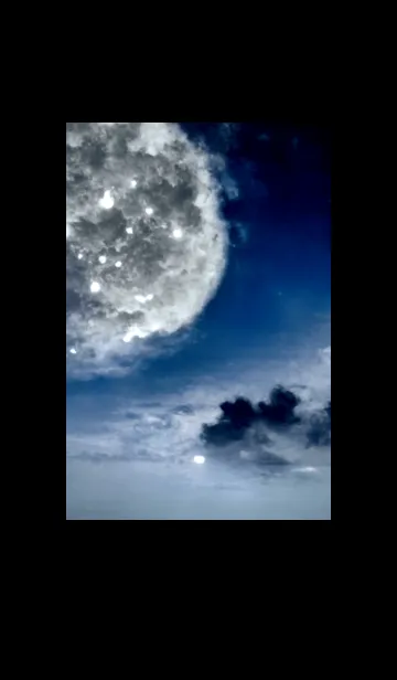 [LINE着せ替え] 夜の月 月の海 #DlN_24。の画像1