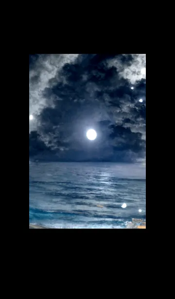 [LINE着せ替え] 夜の月 月の海 #DlN_21。の画像1