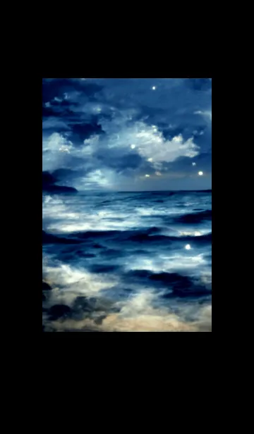 [LINE着せ替え] 夜の月 月の海 #DlN_16。の画像1