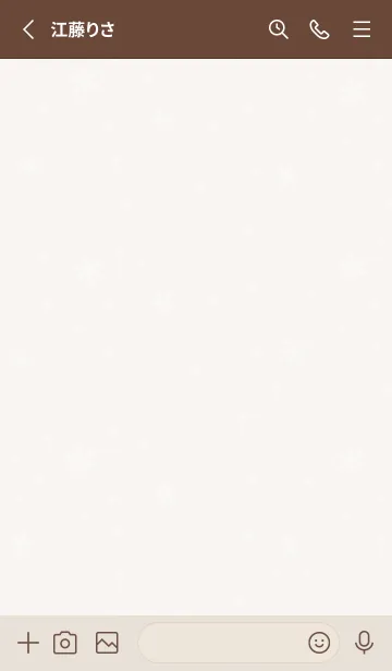 [LINE着せ替え] クリスマス3<ベージュ>の画像2