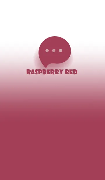 [LINE着せ替え] Raspberry Red & White Theme V.3 (JP)の画像1