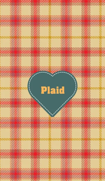 plaid & Heart 5の着せ替えメイン画像