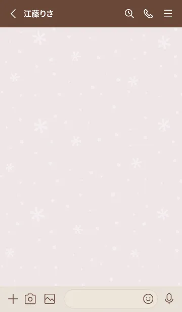 [LINE着せ替え] クリスマス3<パープルピンク>の画像2