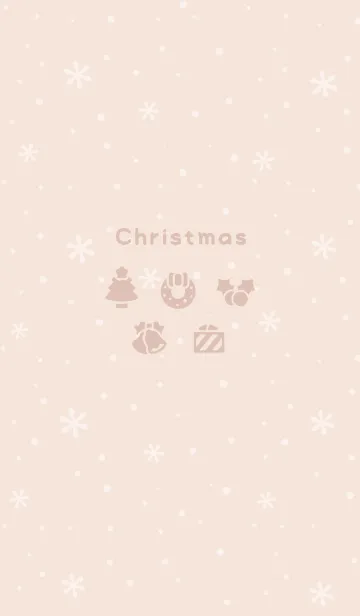 [LINE着せ替え] クリスマス3<ピンクオレンジ>の画像1