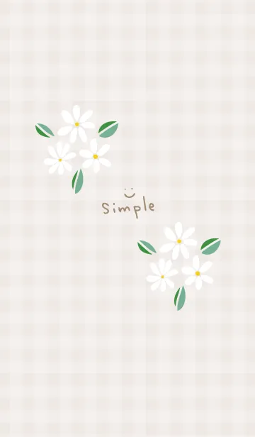 [LINE着せ替え] かわいい白い花束7の画像1