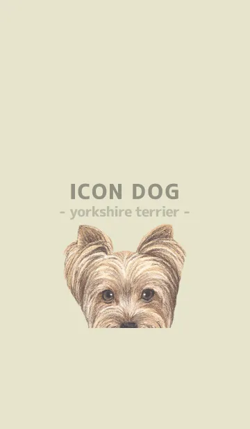 [LINE着せ替え] ICON DOG - ヨークシャーテリア - YE/01の画像1