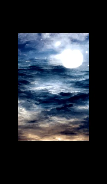 [LINE着せ替え] 夜の月 月の海 #DlO_2。の画像1