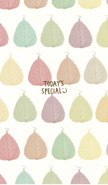 [LINE着せ替え] カラフル 葉っぱ 20の画像1