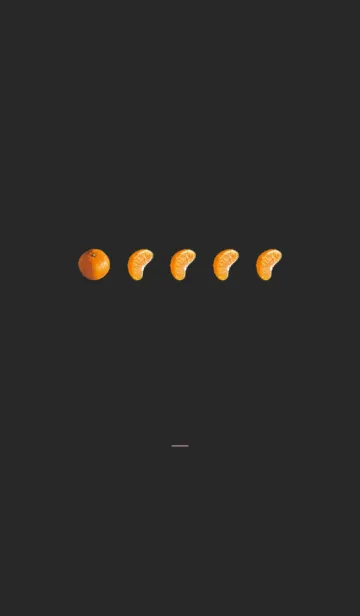 [LINE着せ替え] ブラックピンク : みかんの画像1