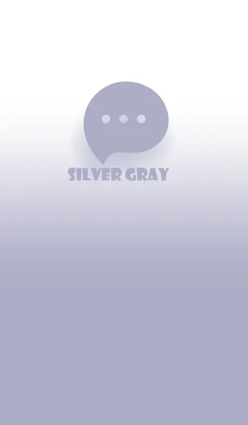 [LINE着せ替え] Silver Gray & White Theme V.3 (JP)の画像1