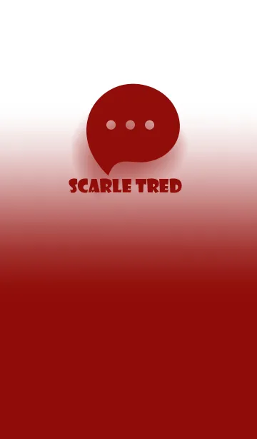 [LINE着せ替え] Scarlet Red & White Theme V.3 (JP)の画像1