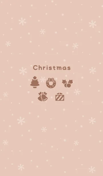 [LINE着せ替え] クリスマス4<オレンジ>の画像1