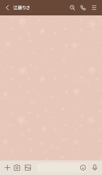 [LINE着せ替え] クリスマス4<オレンジ>の画像2