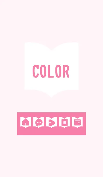 [LINE着せ替え] pink color Q11の画像1