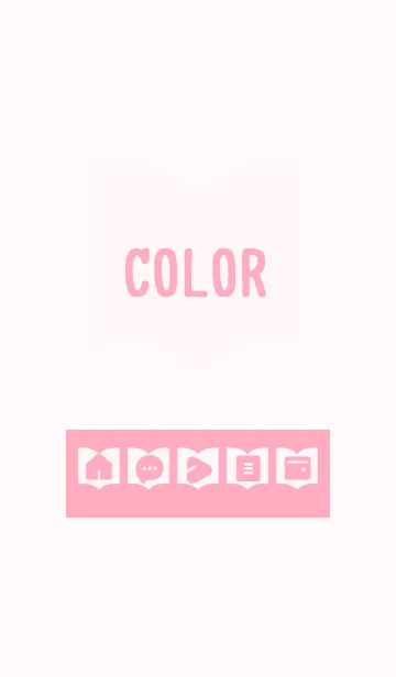 [LINE着せ替え] pink color Q14の画像1