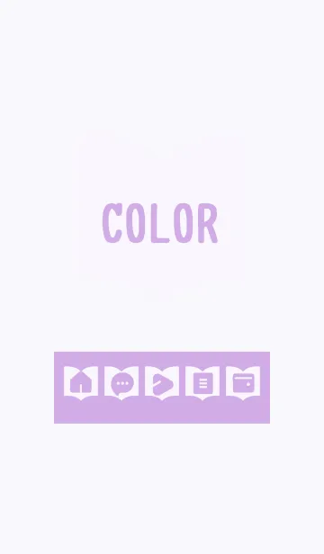 [LINE着せ替え] purple color Q12の画像1